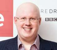 An image of Matt Lucas at a photocall before the screening of the first episode of Series 10 of Doctor Who in 2017