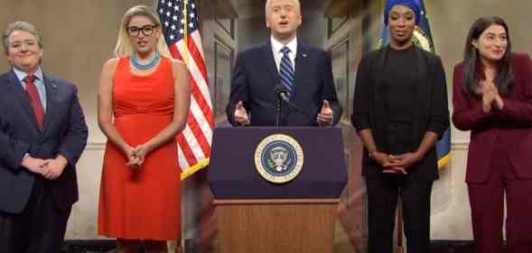 SNL sends up AOC and 'wine-drinking bisexual' senator Kyrsten Sinema