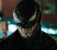 A picture of Venom from the 2018 movie Venom