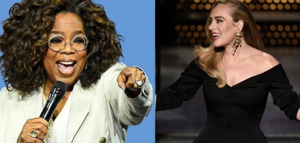 Adele and Oprah