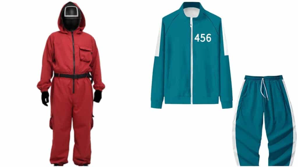 Halloween costumes inspired by Netflix hit Squid Game. (Amazon)