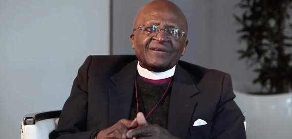 Lifelong campaigner for human rights Archbishop Desmond Tutu