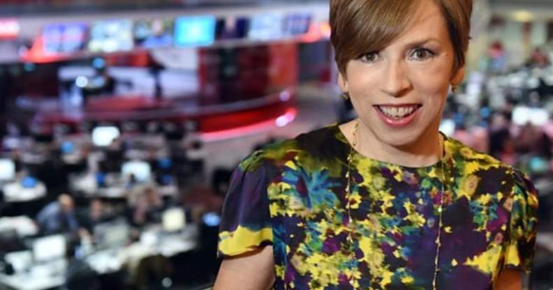 Fran Unsworth poses for a picture at the BBC