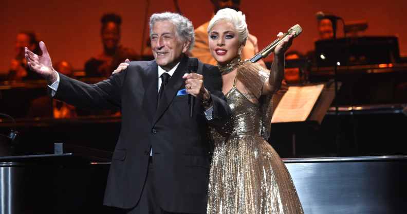 Tony Bennett and Lady Gaga perform live at Radio City Music Hall