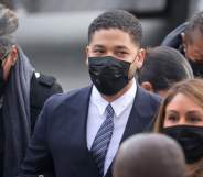 Former Empire actor Jussie Smollett arrives at the Leighton Courts Building