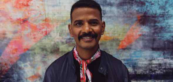 Pradeep Mahadeshwar in the Gay Project's Proud AF campaign