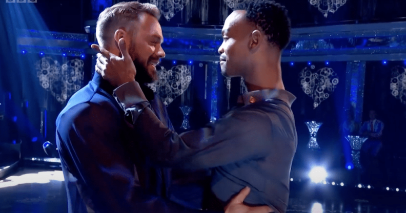 Johannes Radebe and John Whaite on Strictly Come Dancing