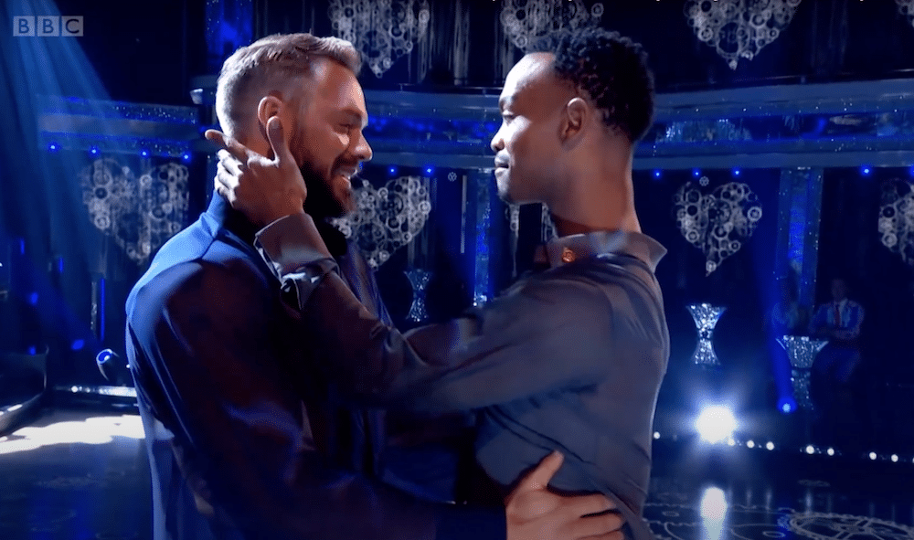 Johannes Radebe and John Whaite on Strictly Come Dancing