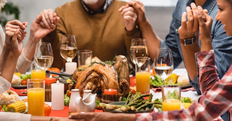 Family celebrates Thanksgiving