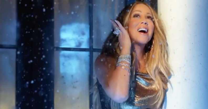 Mariah Carey in "Fall in Love at Christmas"