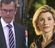 Nick Fletcher speaking in Parliament and Jodie Whittaker in Doctor Who