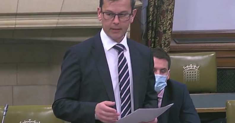 Tory MP Nick Fletcher speaks in Parliament