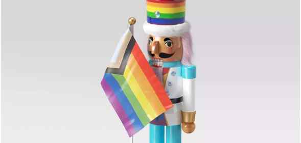 This Pride nutcracker doll from Target has been selling out across stores.