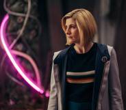 Jodie Whittaker as the Doctor.