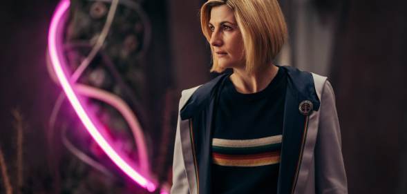 Jodie Whittaker as the Doctor.