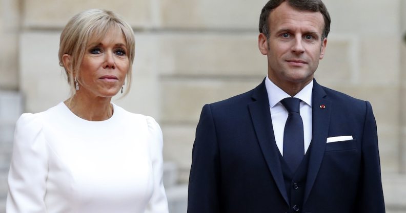 Emmanuel and Brigitte Macron