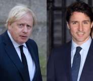 Prime Minister Boris Johnson and Canadian Prime Minister Justin Trudeau