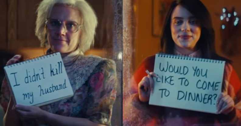 Saturday Night Live star Kate McKinnon and Billie Eilish in the Lonely Christmas advert