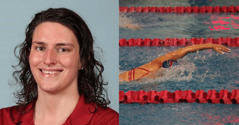 Transgender swimmer Lia Thomas has won in two races against Harvard