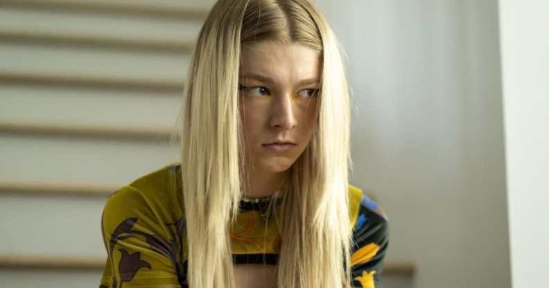 Hunter Schafer as Jules in Euphoria