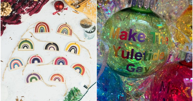 There's plenty of queer Christmas tree decorations you can get.