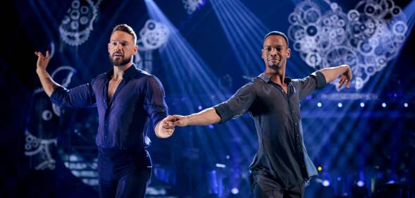 Johannes Radebe and John Whaite