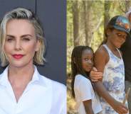 Charlize Theron shares rare photo of her daughters