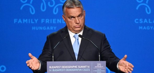 anti-LGBT prime minister of Hungary Viktor Orban