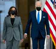 Kamala Harris and Joe Biden