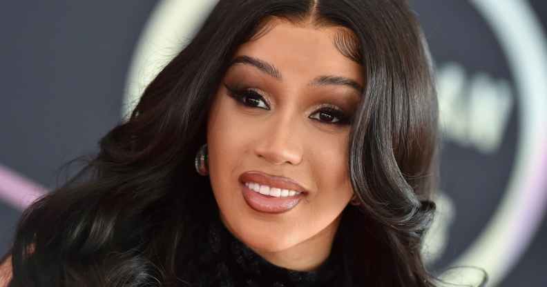 Headshot of Cardi B on the red carpet