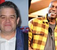 side by side pictures of Patton Oswalt and Dave Chappelle