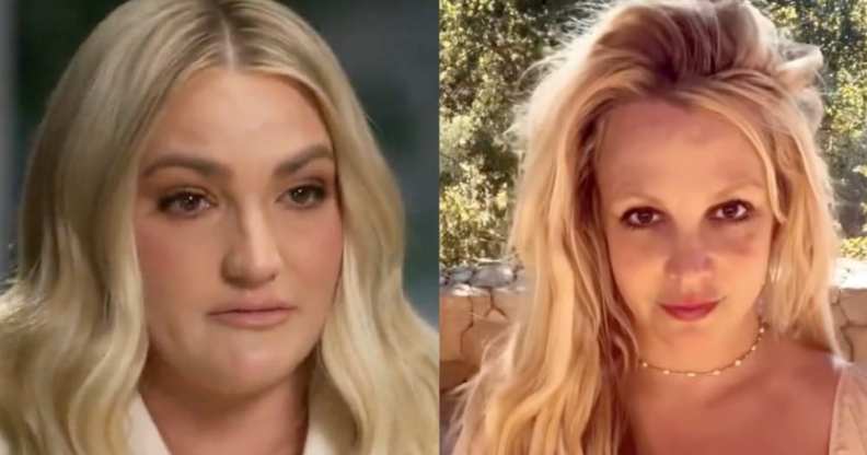 Tearful Jamie Lynn Spears and Britney Spears