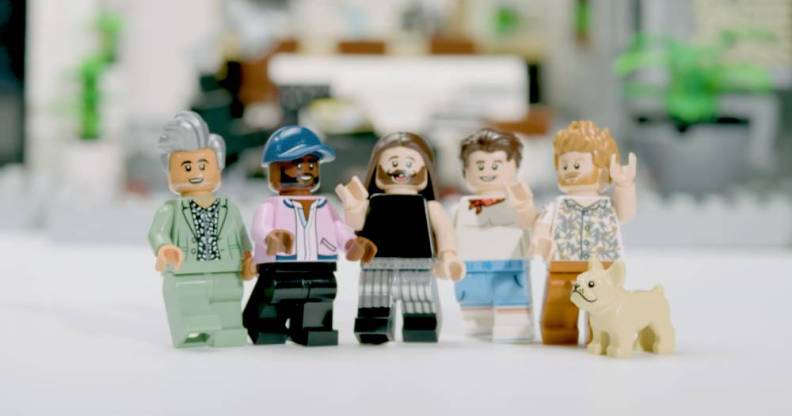 The five members of Queer Eye have been recreated as a Lego set