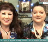 Ecosexual couple Annie Sprinkle (left) and Beth Stephens (right)