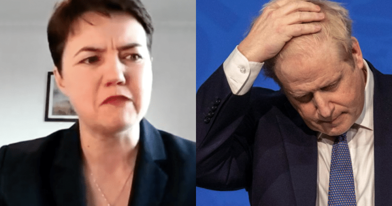 Ruth Davidson and Boris Johnson