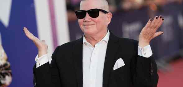 Lea DeLaria on the red carpet in France