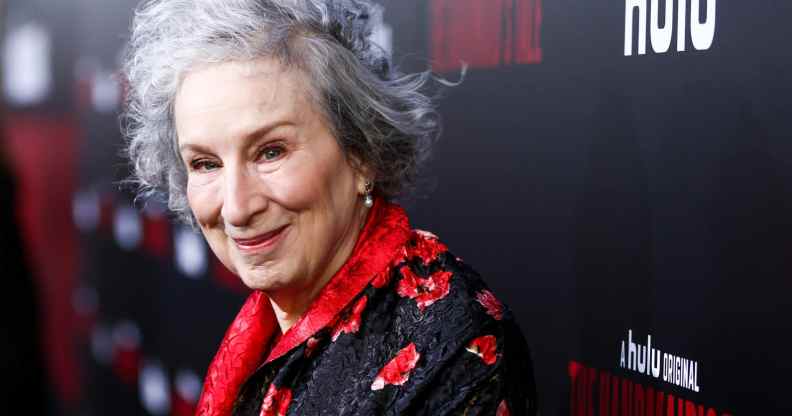 Headshot of Margaret Atwood at The Handmaid's Tale premiere