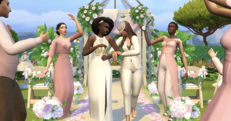 The Sims 4 My Wedding Stories trailer