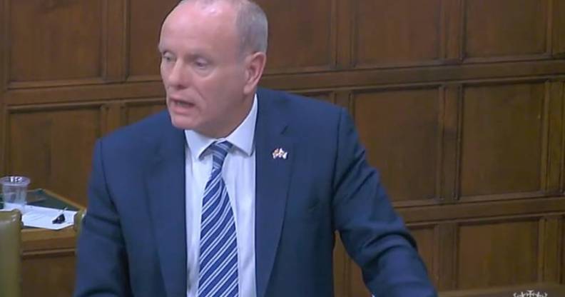 Equalities Minister Mike Freer speaks during a debate on Gender Recognition Act reform