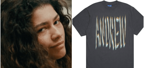 Zendaya's character, Rue repped a skater t-shirt in episode five of Euphoria.