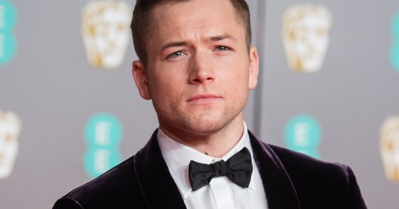 Taron Egerton attends the EE British Academy Film Awards 2020