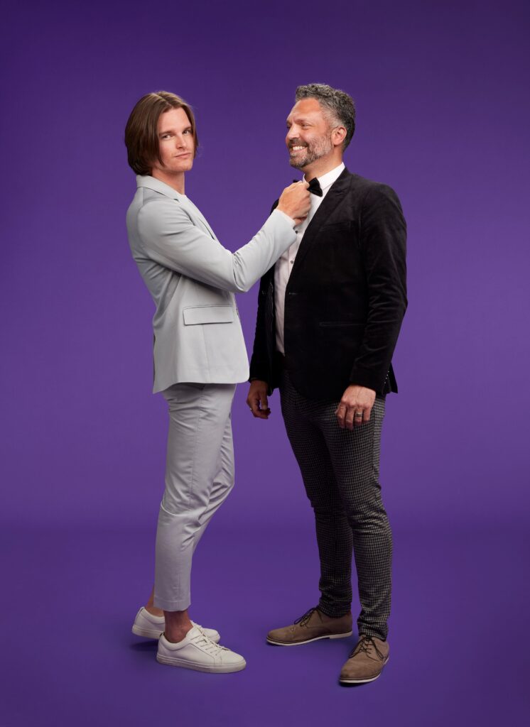 Daniel McKee (L) and Matthew Jameson (R) in a promotional image for Married at First Sight UK.