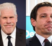 Ron Perlman (left) and Ron DeSantis (right)