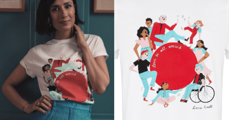 LGBT illustrator creates Red Nose Day T-shirt supporting Comic Relief