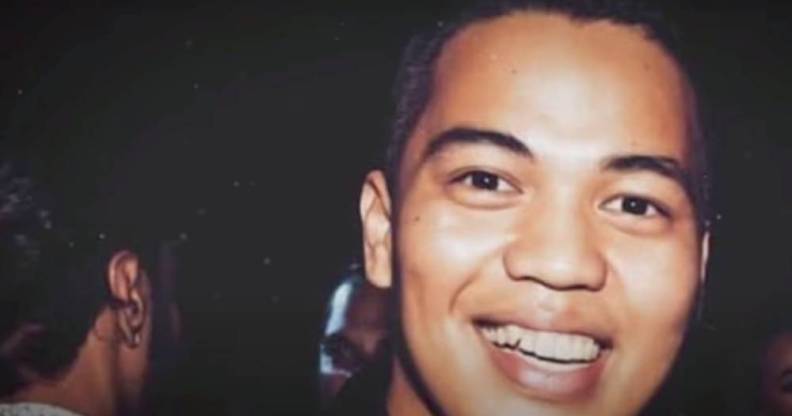 Dwayne Antojado, an Australian man, is seen in a dark club-like setting. He was later sentenced to time served as part of a scam to fund lifestyle on 'gay scene'