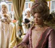 Golda Rosheuvel as Queen Charlotte in season two of Bridgerton