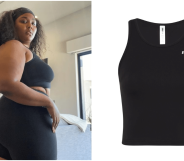 Lizzo has been repping activewear brand Stax. on her social media posts.