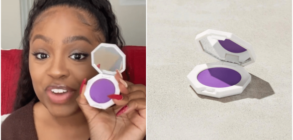 Purple blush is the latest beauty trend taking over TikTok.