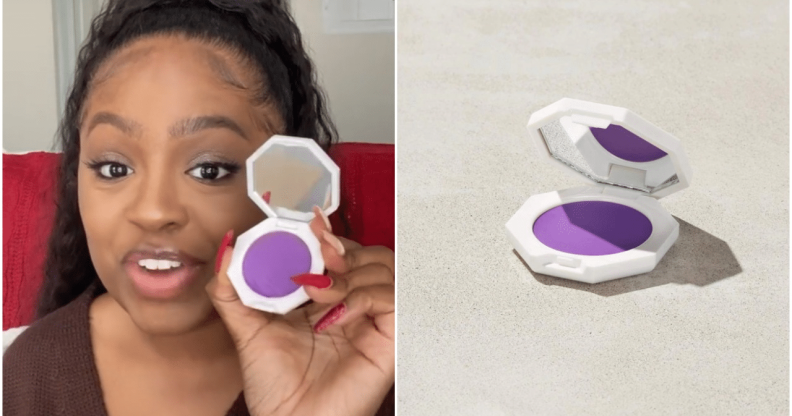 Purple blush is the latest beauty trend taking over TikTok.