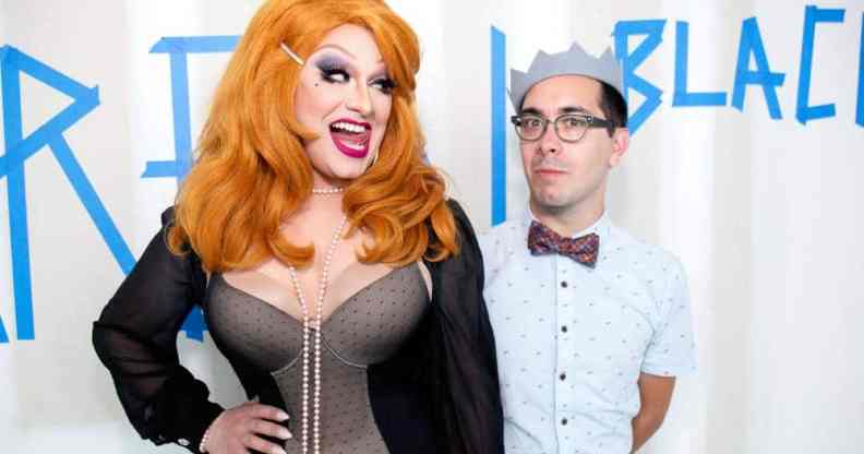 Jinx Monsoon smiles at Major Scales who is standing behind them and wearing a blue crown